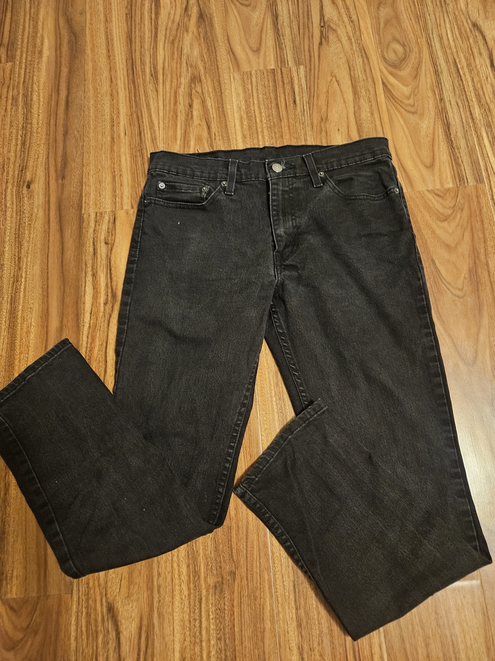 Men's Black Straight-Leg Jeans LEVIS 511 Size 32